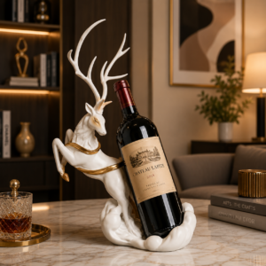Royal Wine Cradle – Luxury Deer Wine Bottle Holder